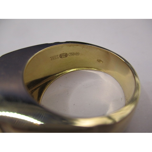 70 - A Versace 18ct yellow gold signet ring, approx. ring size ‘X’, approx. weight 16.6g, in pre-owned ne... 