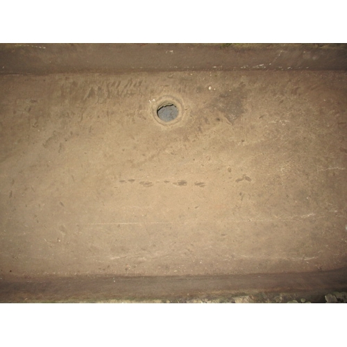 320 - A large hand carved limestone trough sink, some chipping but in over all good condition ,approx. siz... 