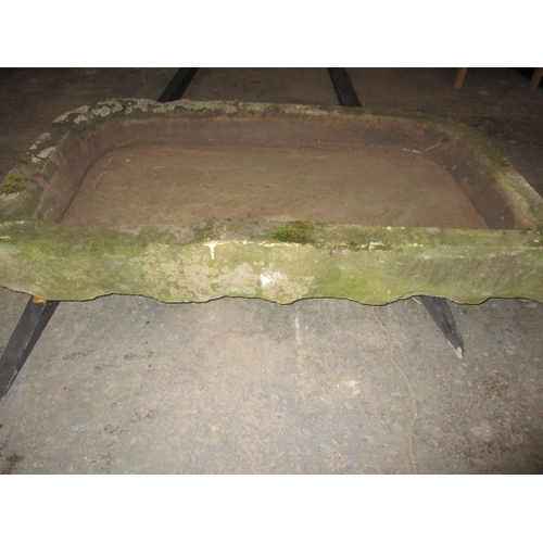 320 - A large hand carved limestone trough sink, some chipping but in over all good condition ,approx. siz... 