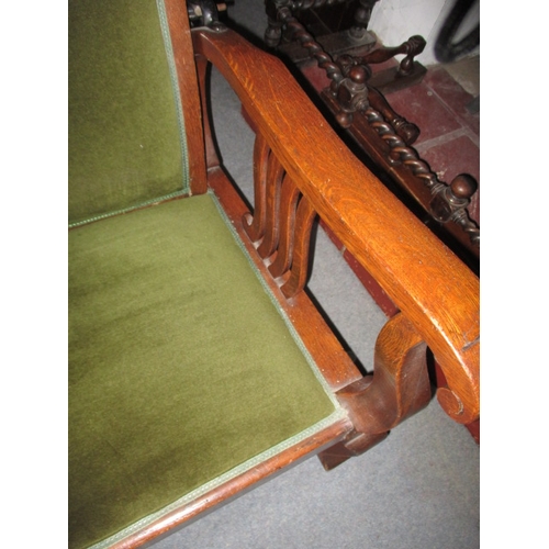 328 - A vintage reclining club chair, in good used condition