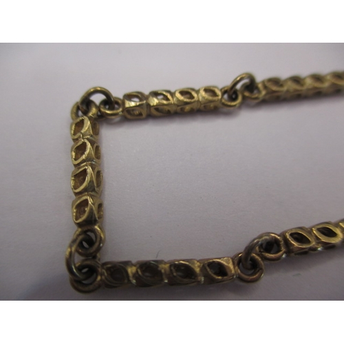 122 - Two 9ct gold necklace chains, approx. linear lengths 44 & 39cm, approx. parcel weight 19g, both in g... 