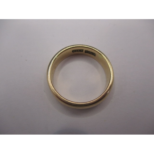 72 - A vintage 22ct yellow gold wedding band, approx. ring size ‘L’ approx. width 4.75mm, approx. weight ... 