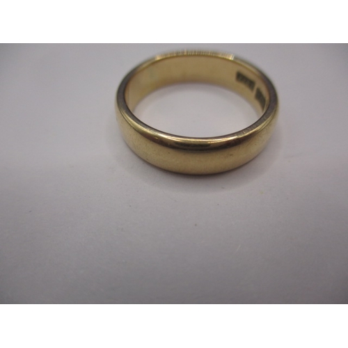 72 - A vintage 22ct yellow gold wedding band, approx. ring size ‘L’ approx. width 4.75mm, approx. weight ... 