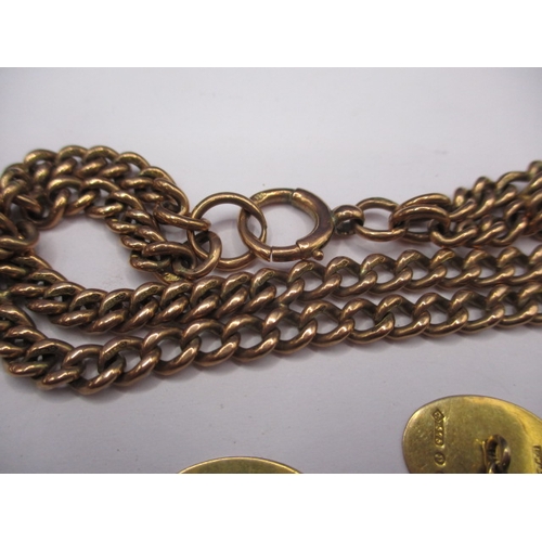 121 - A parcel of gold and yellow metal items, approx. weight of 9ct items 47.7g, approx. weight of 18ct i... 