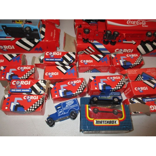 66 - A small quantity of Die cast vehicles, most in original boxes and by Corgi.