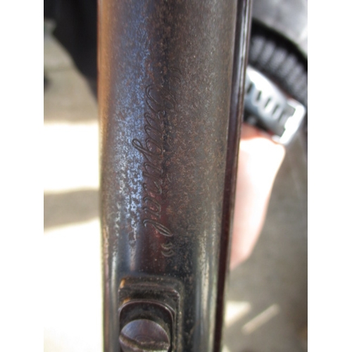 68 - A vintage, ‘original’ break barrel air pistol, in working order, with age related marks