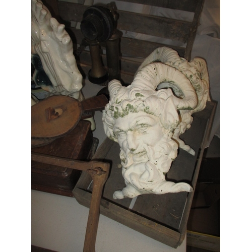 80 - A large quantity of clearance items to include binoculars, figures and fire screen. All in used cond... 