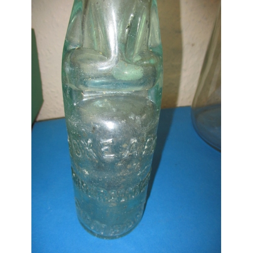 83 - A parcel of vintage bottles and pots, to include a Foxearth mineral water example, all in used condi... 