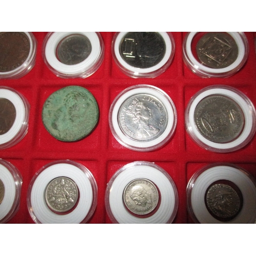 100 - A large quantity of collectable coins, roman and later, to include a small gold Cook Islands $1 and ... 