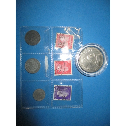 100 - A large quantity of collectable coins, roman and later, to include a small gold Cook Islands $1 and ... 