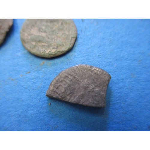 102 - A parcel of metal detector coin finds, to include Roman and later examples, all in well used conditi... 