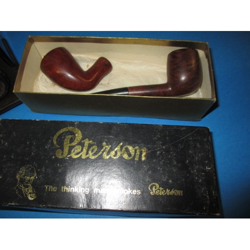 166 - A parcel of vintage smoking pipes, all in used condition