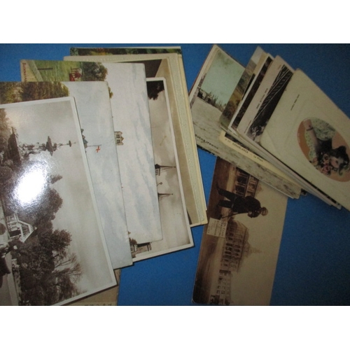 167 - A quantity of vintage postcards, to include shipping and topographical examples, all in used conditi... 