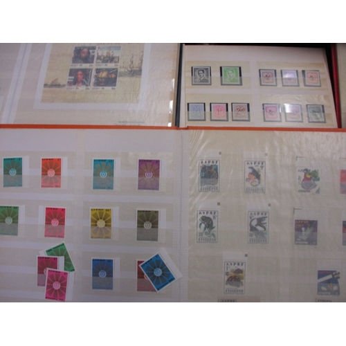 178 - A very large quantity of World stamps, to include mint examples, quads and variants, 16 albums in to... 