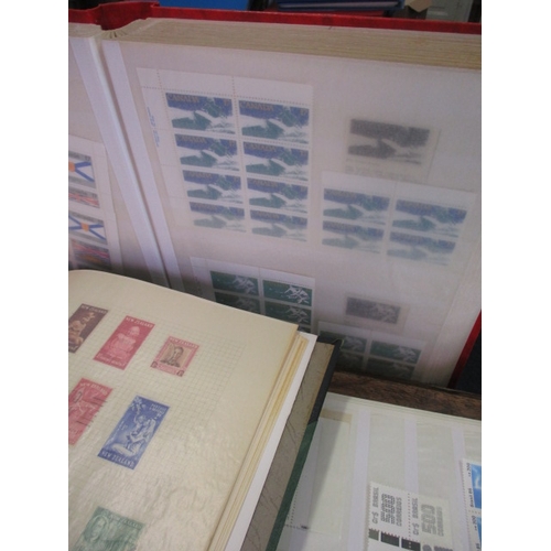 178 - A very large quantity of World stamps, to include mint examples, quads and variants, 16 albums in to... 