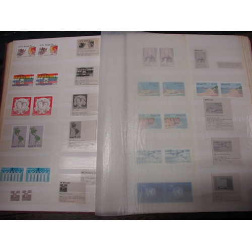 178 - A very large quantity of World stamps, to include mint examples, quads and variants, 16 albums in to... 