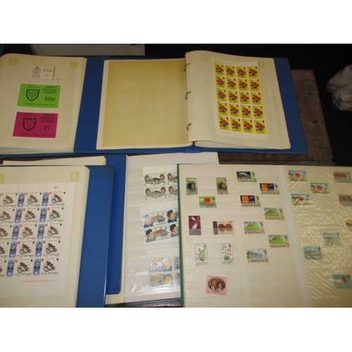 180 - A very large quantity of mainly Jersey & Isle of Man stamps, to include mint examples, part sheet, q... 