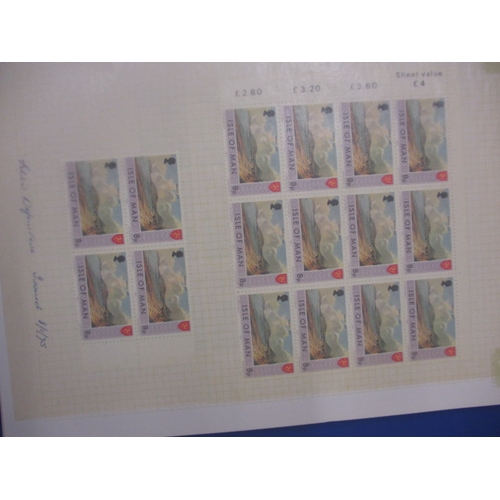 180 - A very large quantity of mainly Jersey & Isle of Man stamps, to include mint examples, part sheet, q... 