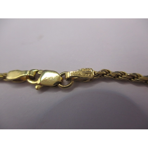 123 - An 1887 Victorian gold sovereign, in 9ct gold mount with 9ct gold necklace chain, approx. gross parc... 