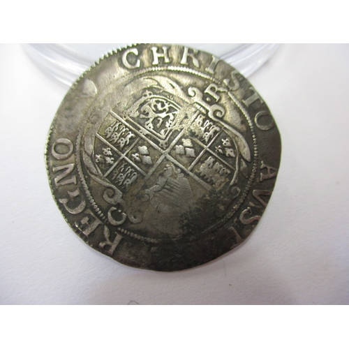 135 - A silver hammered coin, approx. diameter 30mm, approx. weight 6g, in well circulated condition, and ... 