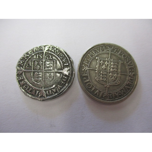 135 - A silver hammered coin, approx. diameter 30mm, approx. weight 6g, in well circulated condition, and ... 