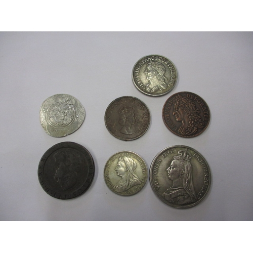 136 - A parcel of collectable coins, to include some silver examples, various ages and condition