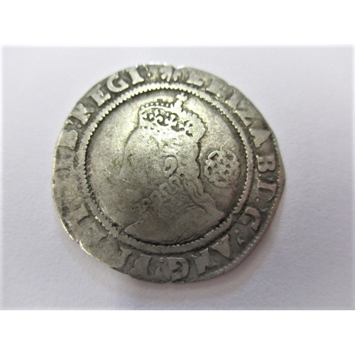 139 - A Elizabeth I silver sixpence, dated 1584, Mint mark Tower Escallop, approx. weight 2.7g, approx. di... 