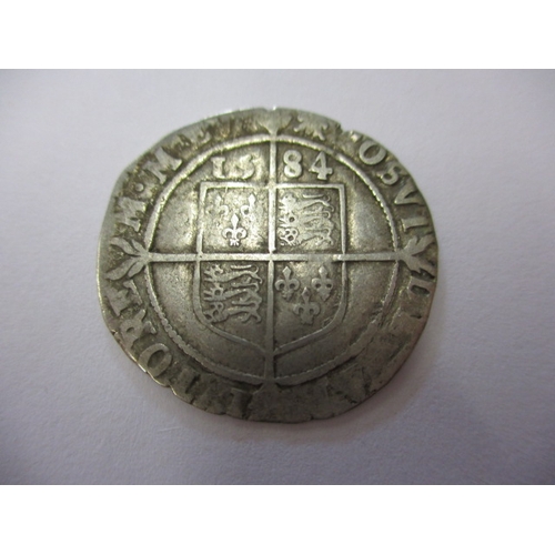 139 - A Elizabeth I silver sixpence, dated 1584, Mint mark Tower Escallop, approx. weight 2.7g, approx. di... 