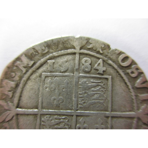 139 - A Elizabeth I silver sixpence, dated 1584, Mint mark Tower Escallop, approx. weight 2.7g, approx. di... 