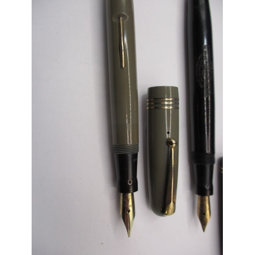 191 - 4 Vintage fountain pens, to include examples by Swan & Waterman, all in used condition and not teste... 