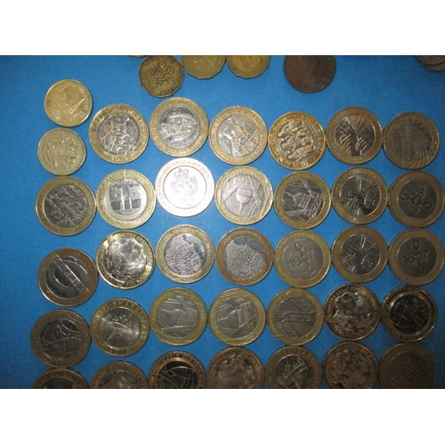 178 - A parcel of vintage and collectable coins, to include a considerable number of £2 coins and 50ps, al... 