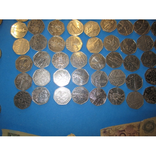 178 - A parcel of vintage and collectable coins, to include a considerable number of £2 coins and 50ps, al... 