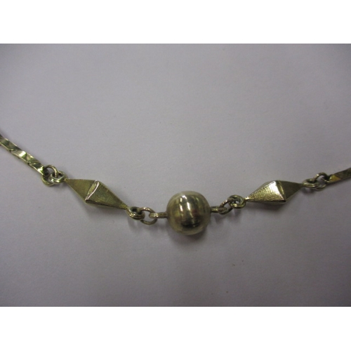 75 - A vintage 9ct gold necklace, approx. linear length 40cm, approx. weight 9.2g, in useable pre-owned c... 