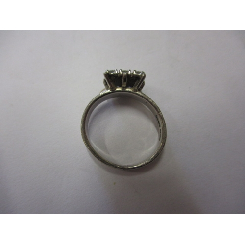 31 - An 18ct white gold 9 stone dress ring, approx. ring size ‘I’ approx. weight 3.8g, in useable pre-own... 