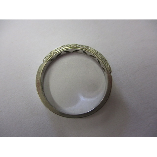 1 - An 18ct white gold and diamond half eternity ring, approx. ring size ‘N’, approx. weight 2.5g, in us... 