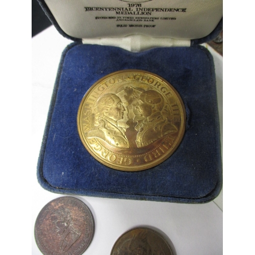 179 - A parcel of antique and later commemorative medallions, all in circulated condition