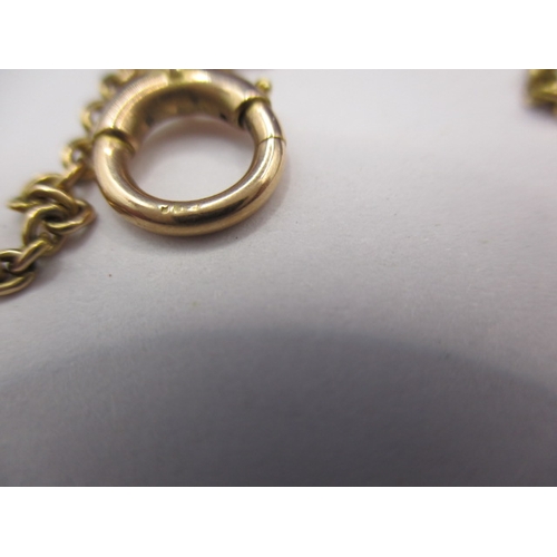 86 - An antique 9ct yellow gold chain, approx. linear length 149cm, approx. weight 20.5g in useable pre-o... 