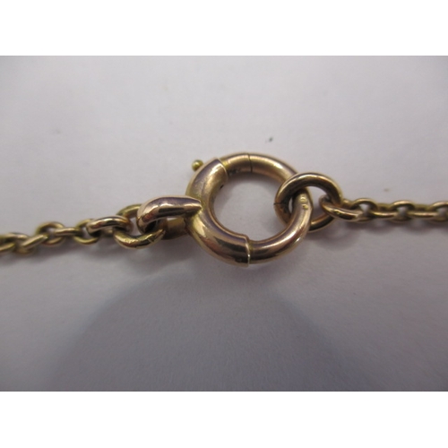 86 - An antique 9ct yellow gold chain, approx. linear length 149cm, approx. weight 20.5g in useable pre-o... 