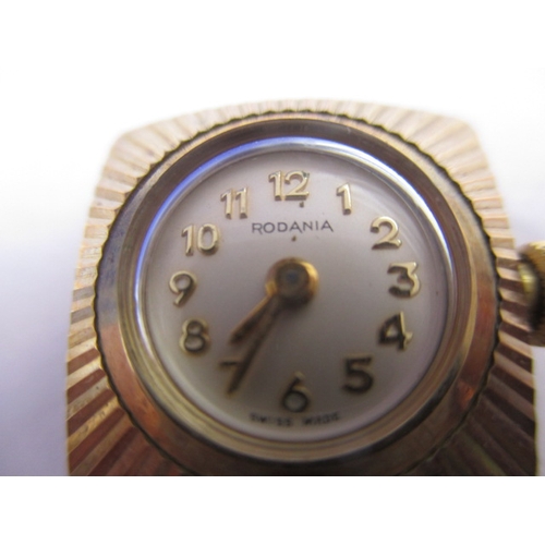 118 - Two vintage 9ct gold cased watches, each with integral gold straps, approx. gross parcel weight 35.2... 