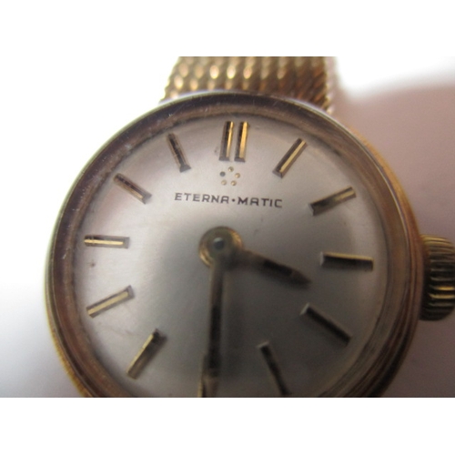 118 - Two vintage 9ct gold cased watches, each with integral gold straps, approx. gross parcel weight 35.2... 