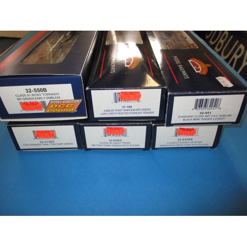 324 - 6 Bachmann branch-line ‘00’ model railway locos, all in original boxes most look  unopened