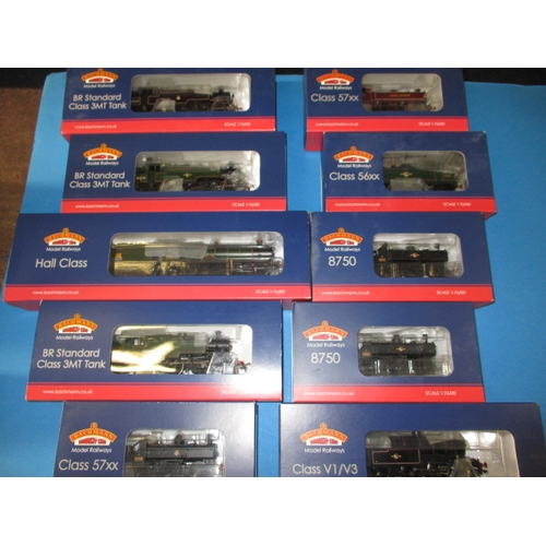 325 - 10 Bachmann branch-line ‘00’ model railway locos, all in original boxes most look  unopened