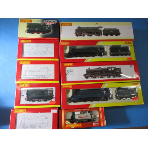 326 - 10 Hornby ‘00’ gauge model railway locos, all in original boxes, most look unopened