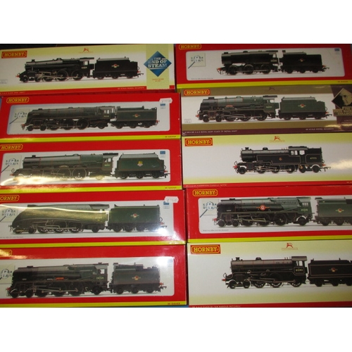 327 - 10 Hornby ‘00’ gauge model railway locos, all in original boxes, most look unopened