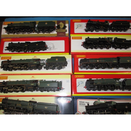 330 - 10  ‘00’ gauge model railway locos, in used condition with original boxes