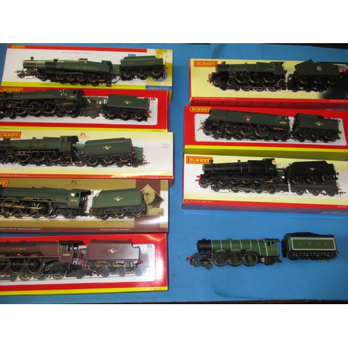 332 - 9 ‘00’ gauge model railway locos, in used condition most with original boxes