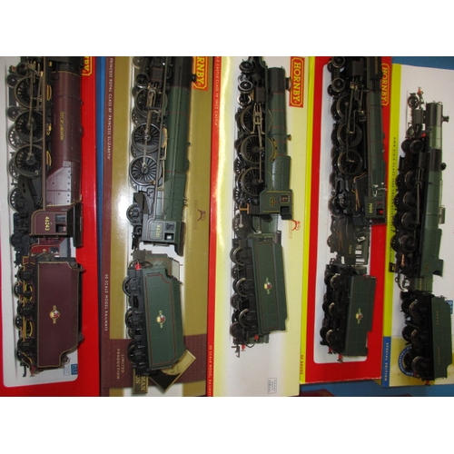 332 - 9 ‘00’ gauge model railway locos, in used condition most with original boxes