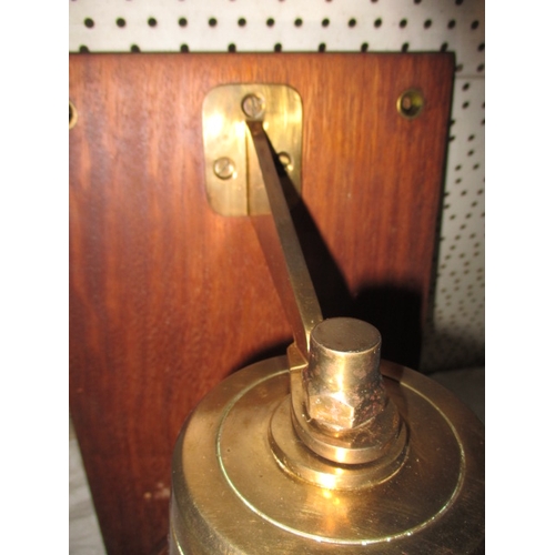 294 - A vintage wall mounted fire bell, approx. diameter of bell 18cm in good pre-owned condition