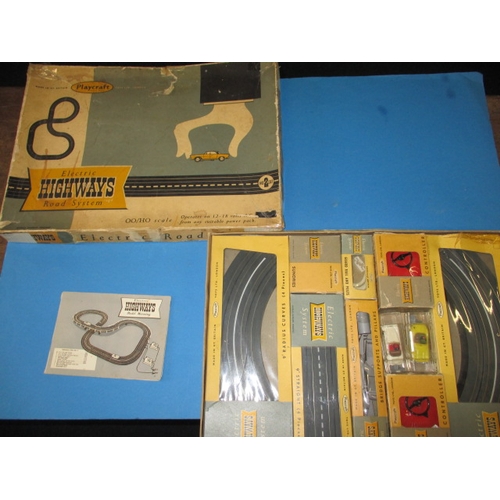 250 - A boxed Playcraft Electric Highways road system, dating late 1950s, complete with instructions and i... 