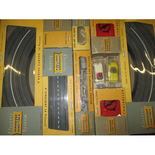 250 - A boxed Playcraft Electric Highways road system, dating late 1950s, complete with instructions and i... 